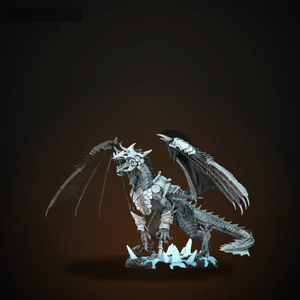 Frostburn Horrors - Path of Ice - Valkoinen - Blizzard Dragon (no armor)