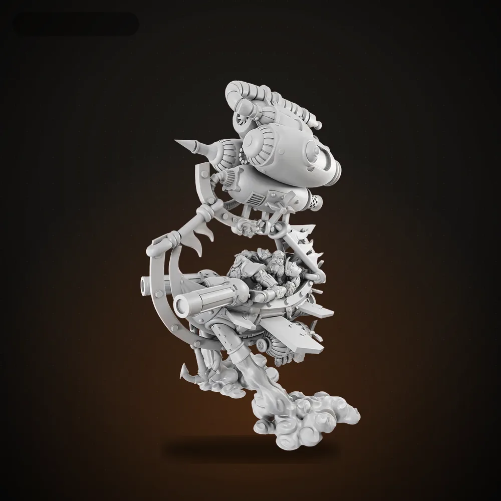 Rune Riders Small Flying Drakkar