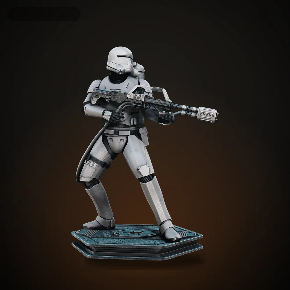 Flame Trooper Sculpture