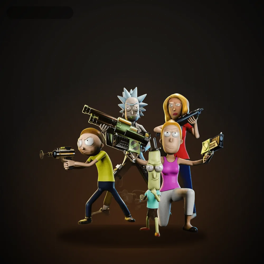 Rick and Morty Diorama