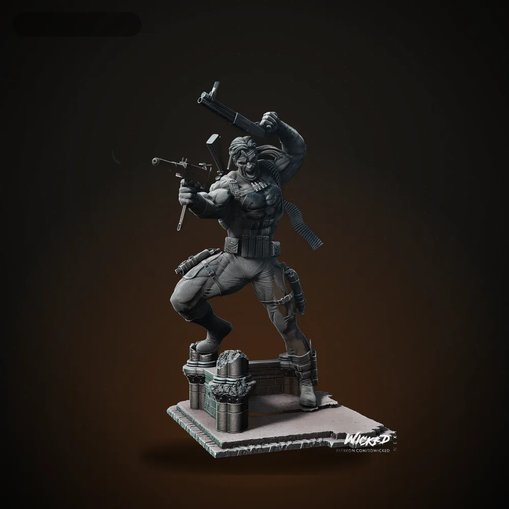 Justiceiro, Cena de Guerra